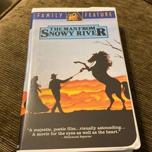 The Man From Snowy River VHS movie. Excellent condition. Never been used.